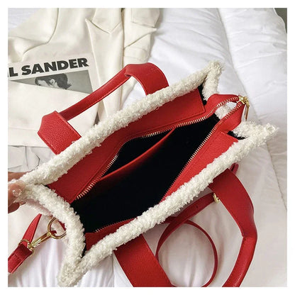 The Luxury Sherpa-Lined Canvas Bag